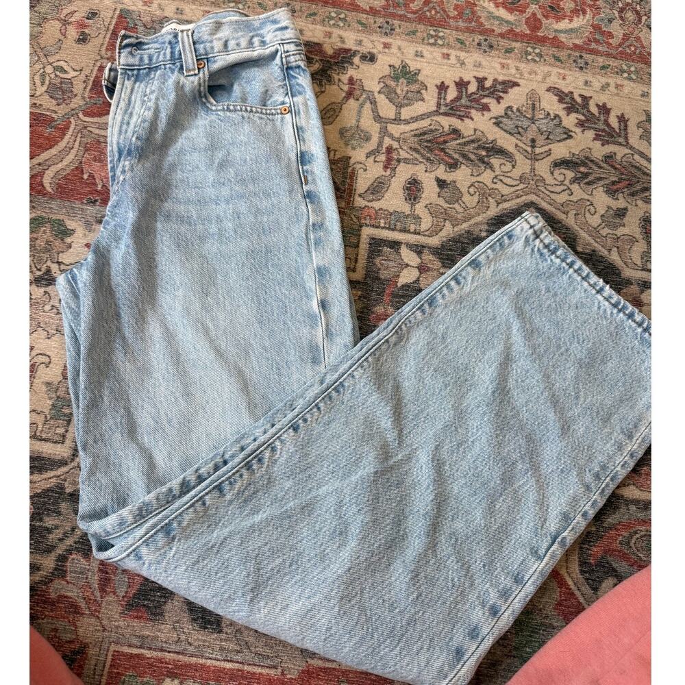 Denim Forum The Farrah Hi-Rise Wide Leg Jeans Size 24